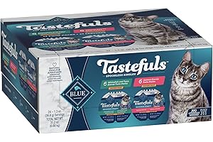 Tastefuls Spoonless Singles Adult Pate Wet Cat Food Variety Pack