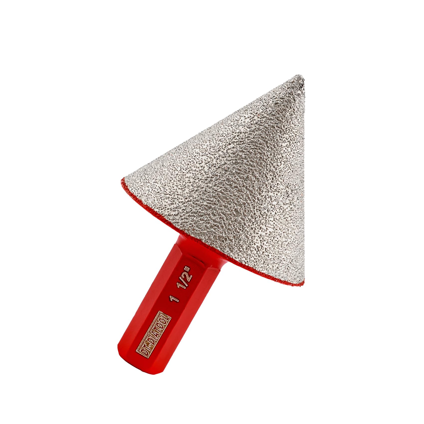 DT-DIATOOL Diamond Beveling Chamfer Bit 38mm with Hex Shank for Tile Porcelain Ceramic Granite Marble Existing Holes Enlarging Polishing Shaping Trimming Repairing