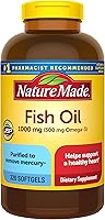 Vista 9 de Nature Made Suplementos de aceite de pescado Omega 3, cápsulas blandas de 1000 mg, aceite de pescado Omega 3 para un apoyo cardíaco saludable, 250