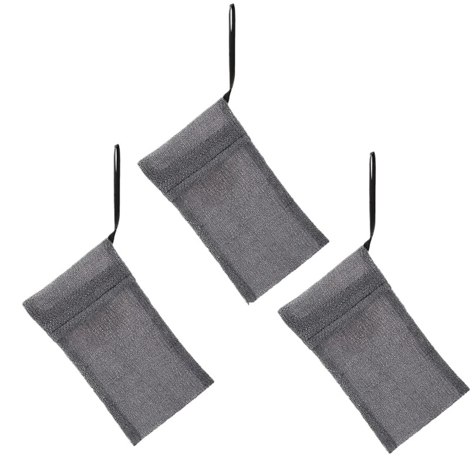 Zhsoao One Color 9Pcs Soap Pocket Exfoliating Bag Saver Pouch For Bath & Shower