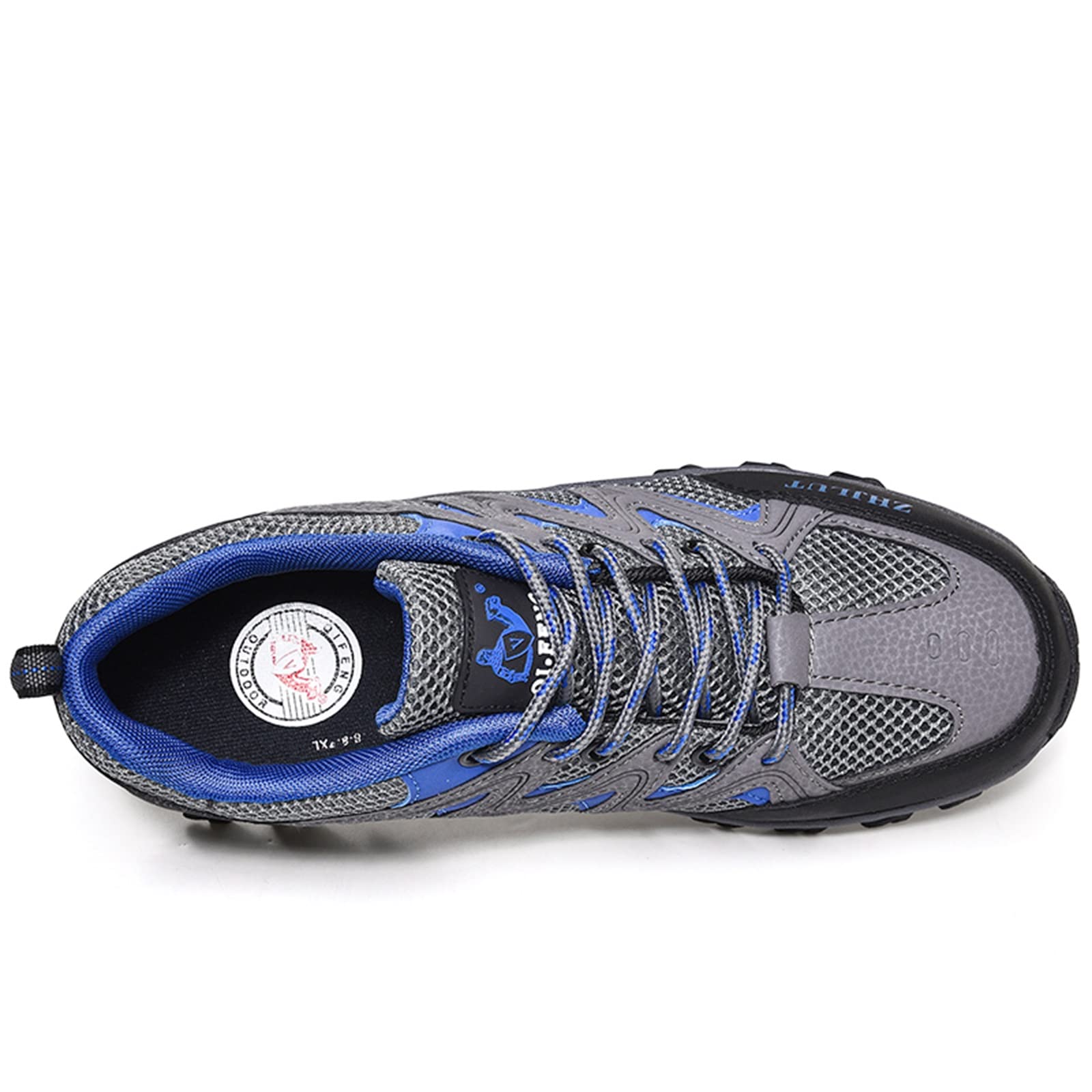 FNKDOR Scarpe da trekking da uomo, traspiranti, antiscivolo, leggere, da trekking, per attività all'aria aperta
