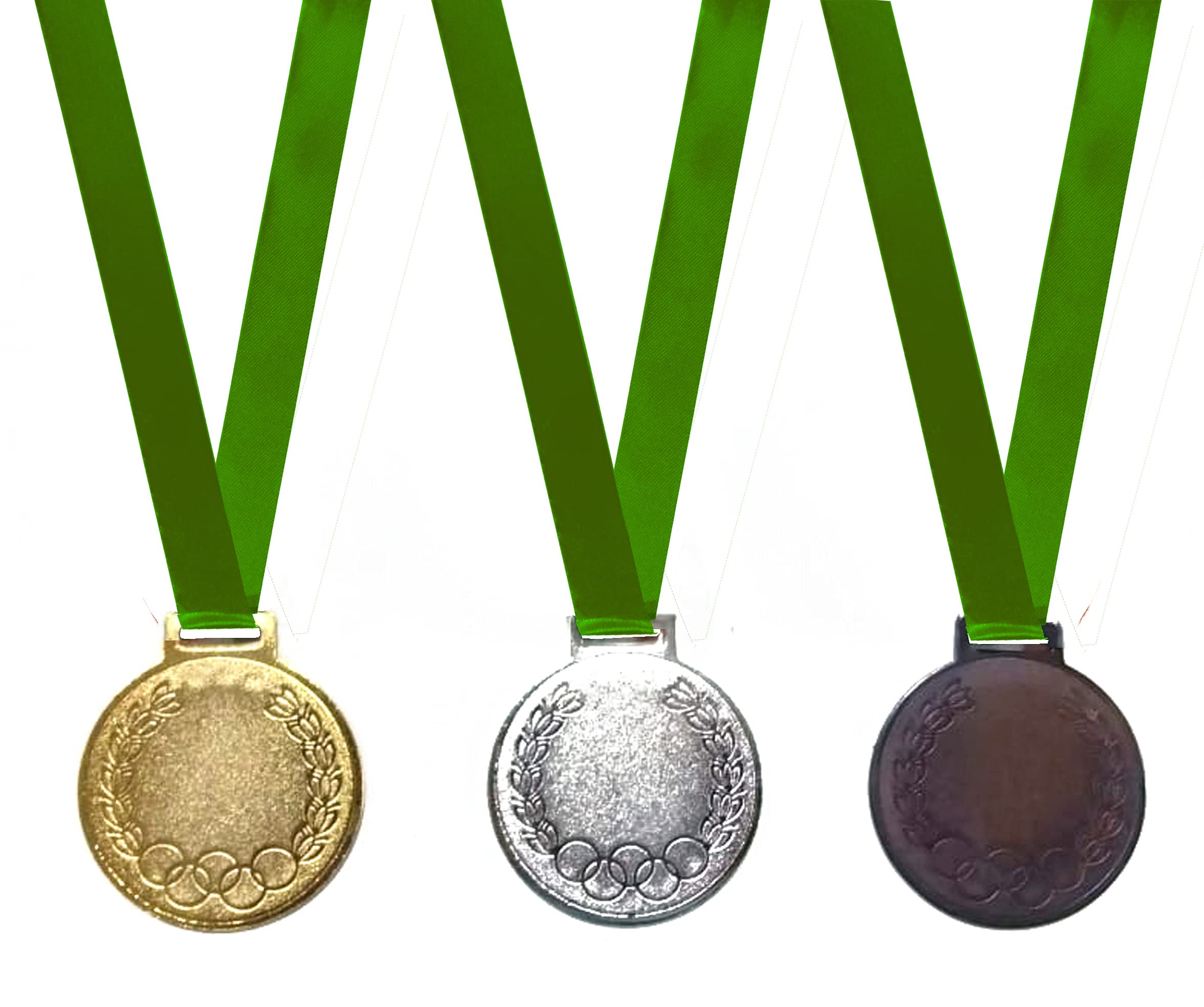 BE WIN Sports Medal Dia 2" in Medal for School COMPETETION Medals/Sports COMPETETION Medals/Medals for Any Event/Cricket Medals/Volley Ball Medals/Throw Ball Medals (Set of 3)