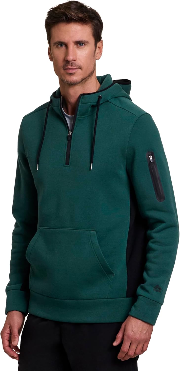 RBX Active Men's Fleece Workout Athletic Pullover Hoodie - Image 4