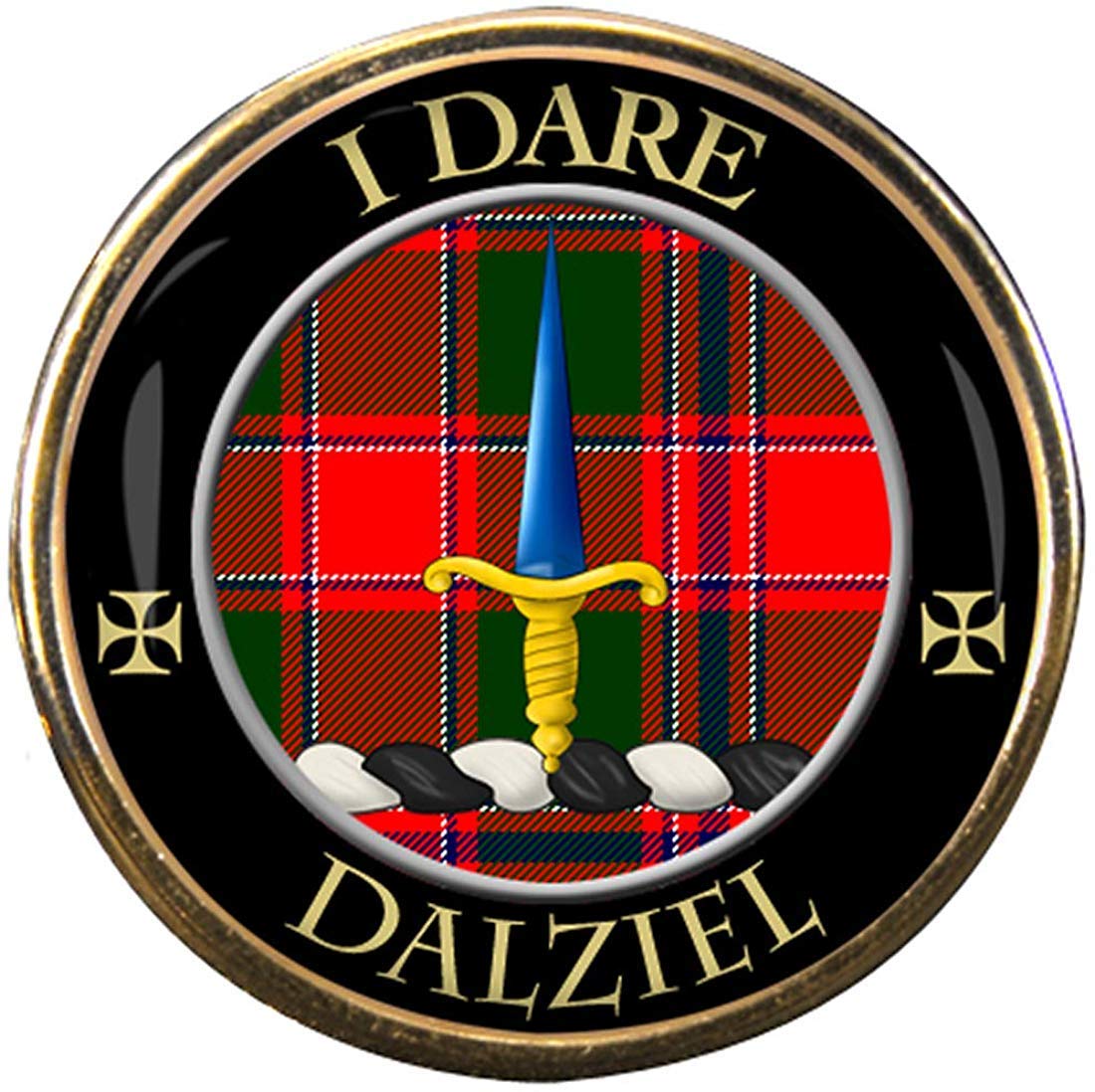Dalziel Scottish Clan Pin Badge