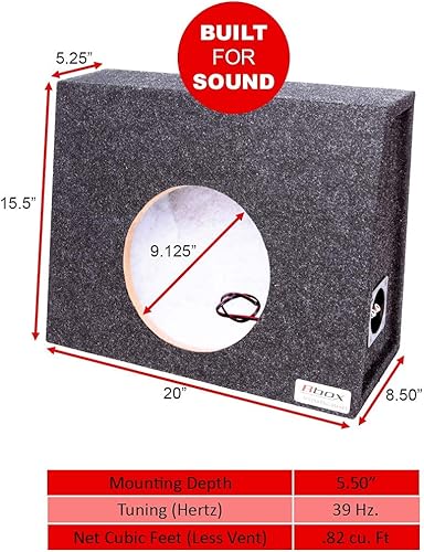 Miniatura 10 de Atrend Bbox Caja de subwoofer sellada de 12 pulgadas - Cajas de subwoofer y carcasas para automóvil - Caja de subwoofer prémium fabricada en Estados