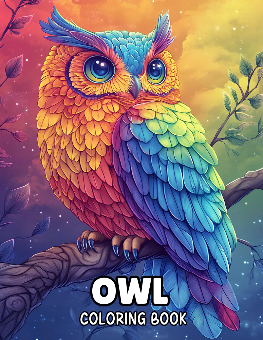 Owl Coloring Book: 50 Relaxing Designs for a Peaceful Escape