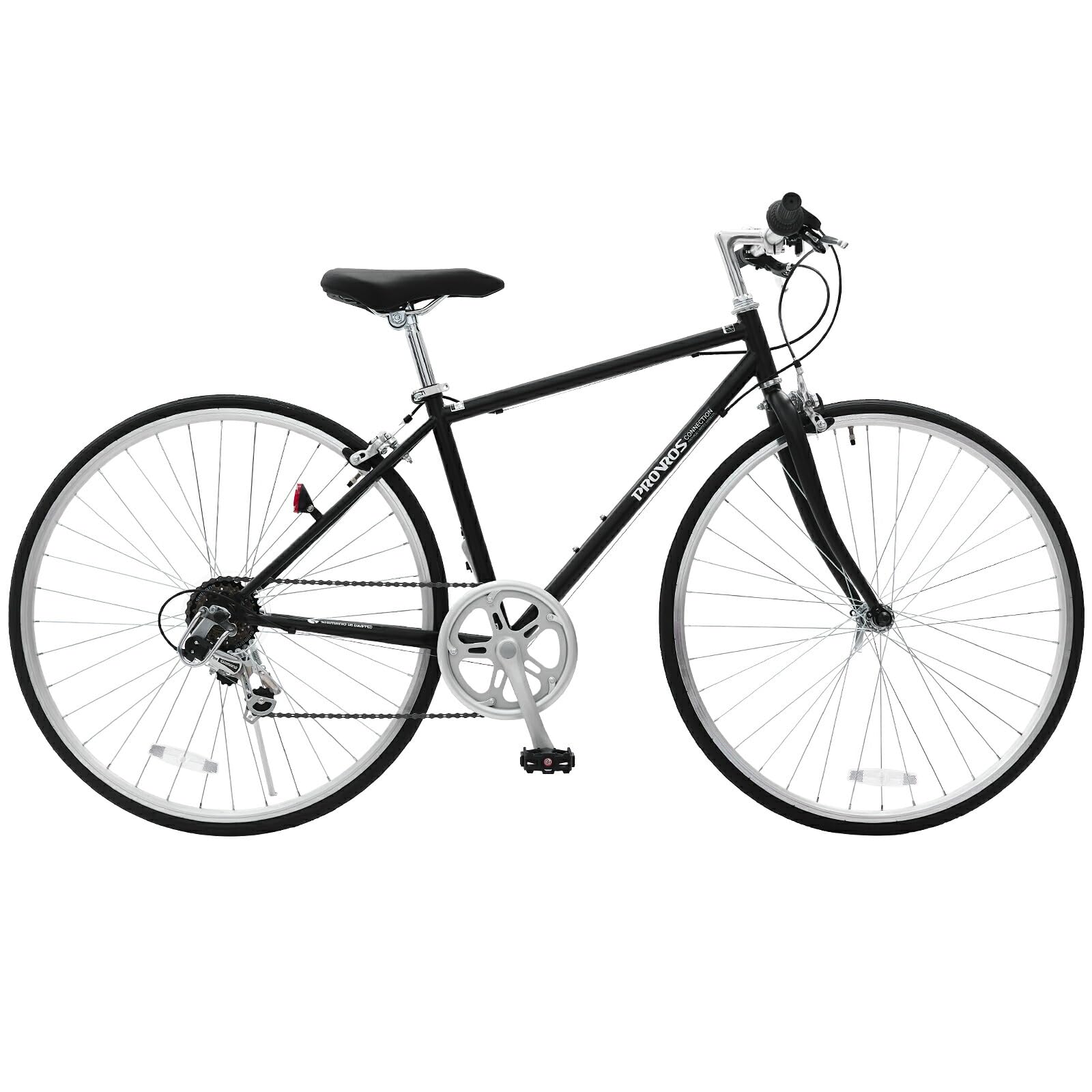 Amazon | PROVROS 自転車 クロスバイク 700x25Cタイヤ シマノ製6段変速  