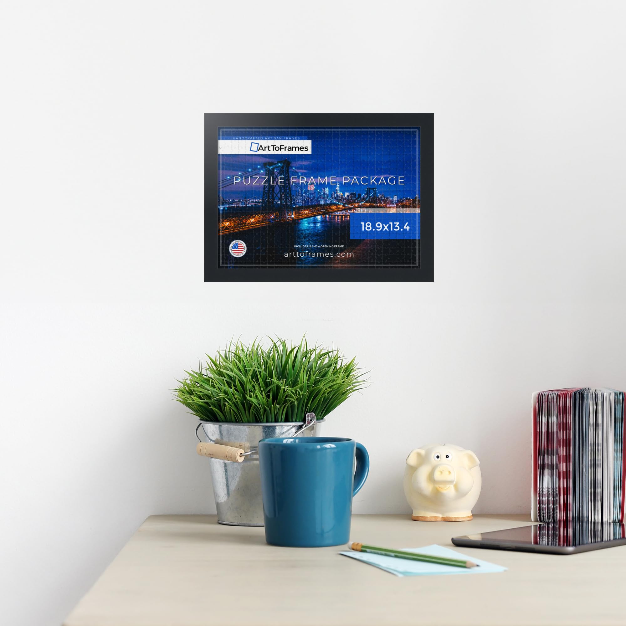 Amazon.com - ArtToFrames 18.9x13.4 INCH/48x34 CM Black Frame for