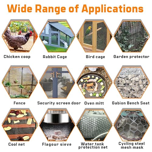 Miniatura 5 de Malla de alambre de acero inoxidable 304 Malla 20 Malla 12 "X40" (11.8x39.4 in) Gabinetes Malla de alambre Rollo de malla de ventilación de aire