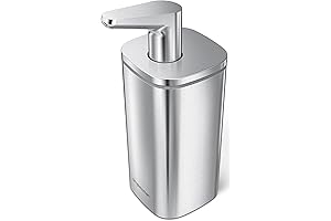 10 oz. Simplehuman Soap Dispensers with Pulse Pump Technology and Brushed Stainless Steel Finish