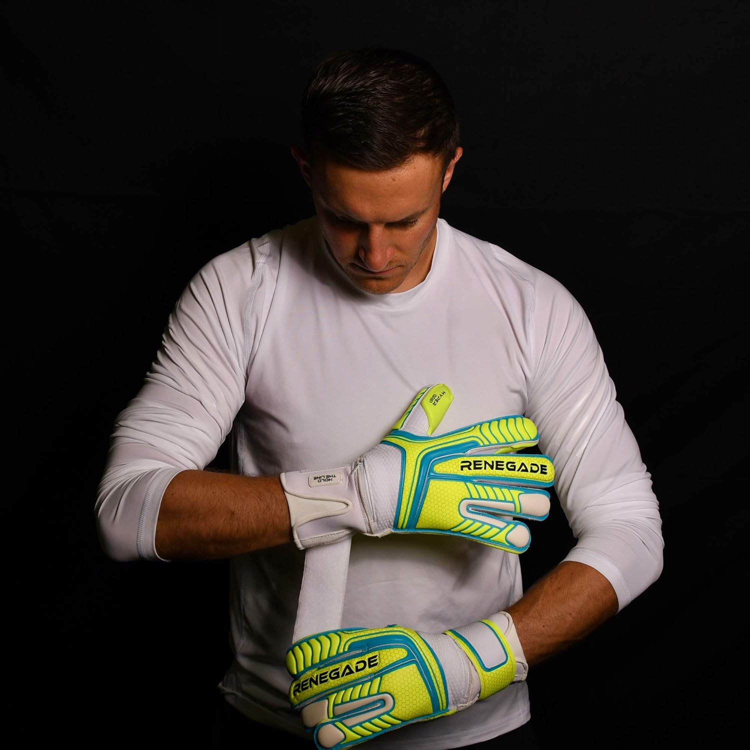 Renegade GK Vulcan Goalie Gloves with Microbe-Guard (Sizes 6-11, 4 Styles, Level 3) Pro-Tek Fingersaves & 3.5+3MM Hyper Grip | Excellent Goalkeeper Glove for Higher Play | Based in The USA - Image 4