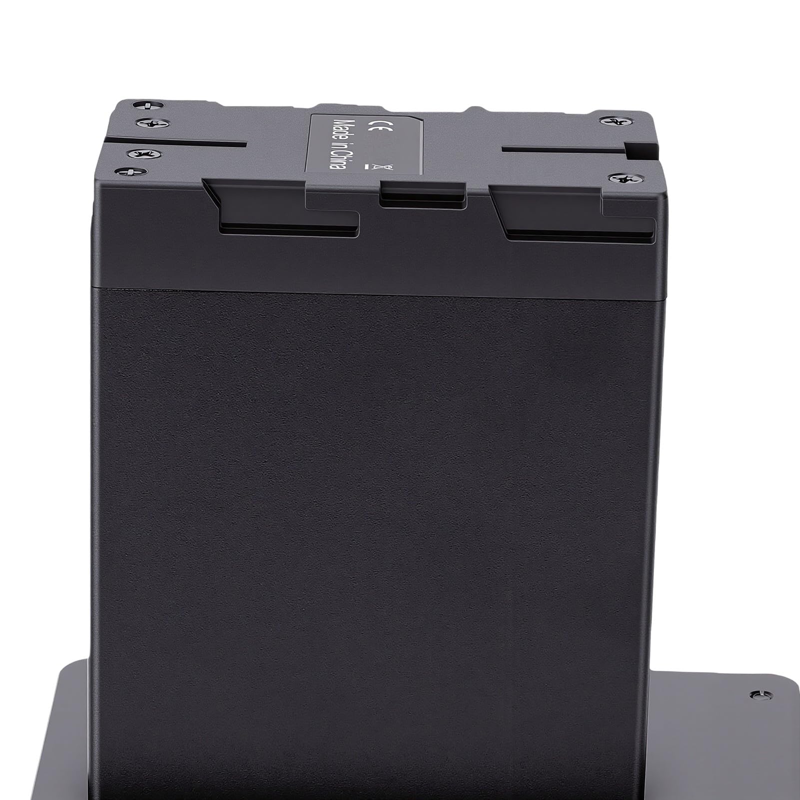 KIMISS Adattatore Piastra Conversione Batteria V Mount, Connettore Alimentazione Esterna per Videocamera con Protezione da Sovratensione per PXWX280 FX6 FS5 Z280