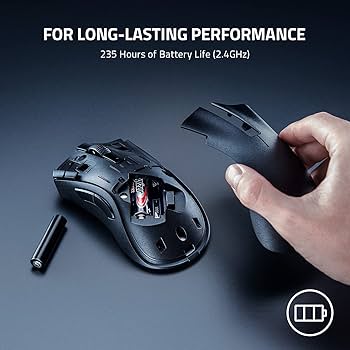 PC周辺機器 Razer - RAZER DEATHADDER V2 X HYPERSPEED Wireless Ergonomic Gaming Mouse - Razer DeathAdder V2 X