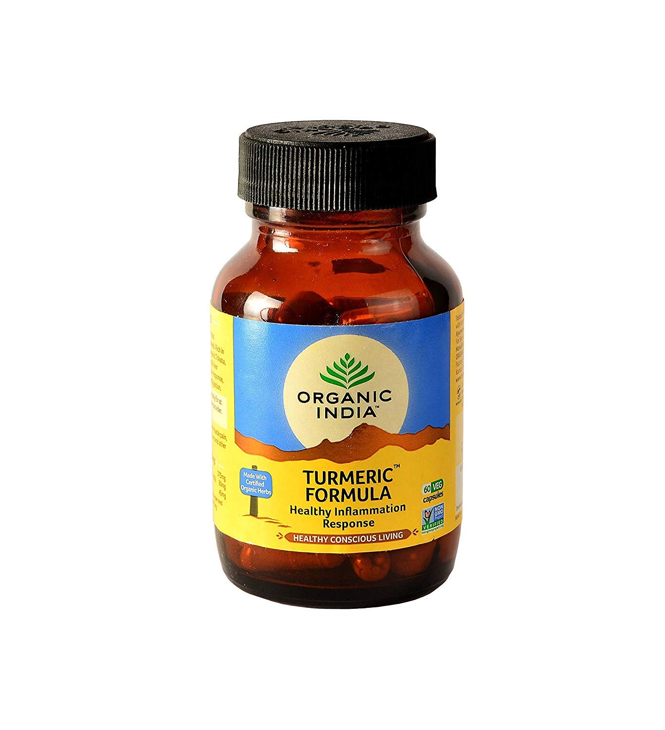 Organic India Turmeric Formulae - 60 Capsules Bottle (B0721S9L5G) Amazon Price History, Amazon Price Tracker