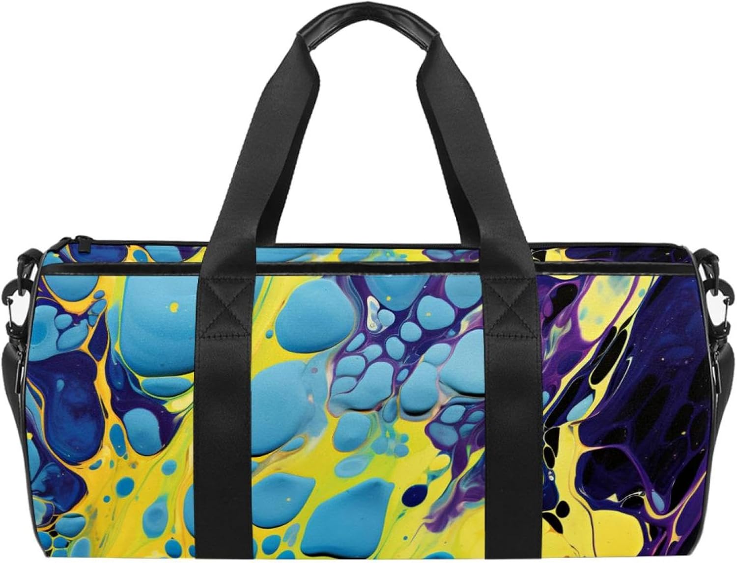 Gym Bags for Women,Duffle Bag for Travel,Abstract Watercolor Doodles,Gym Bag for Men