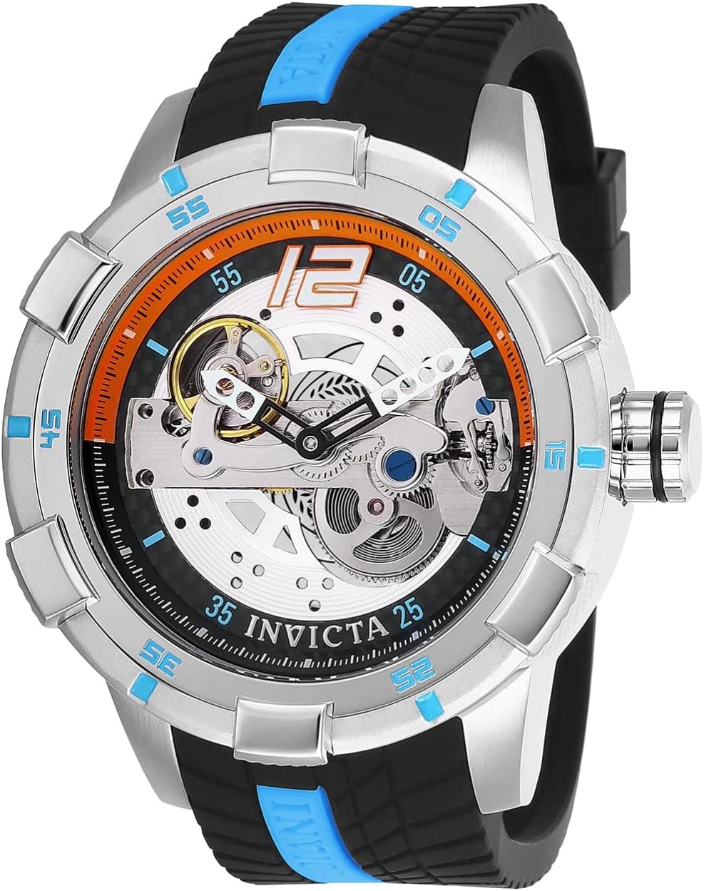 Invicta Men 26618 S1 Rally Analog Display Automatic Self Wind Black Watch, Stainless Steel, Watch