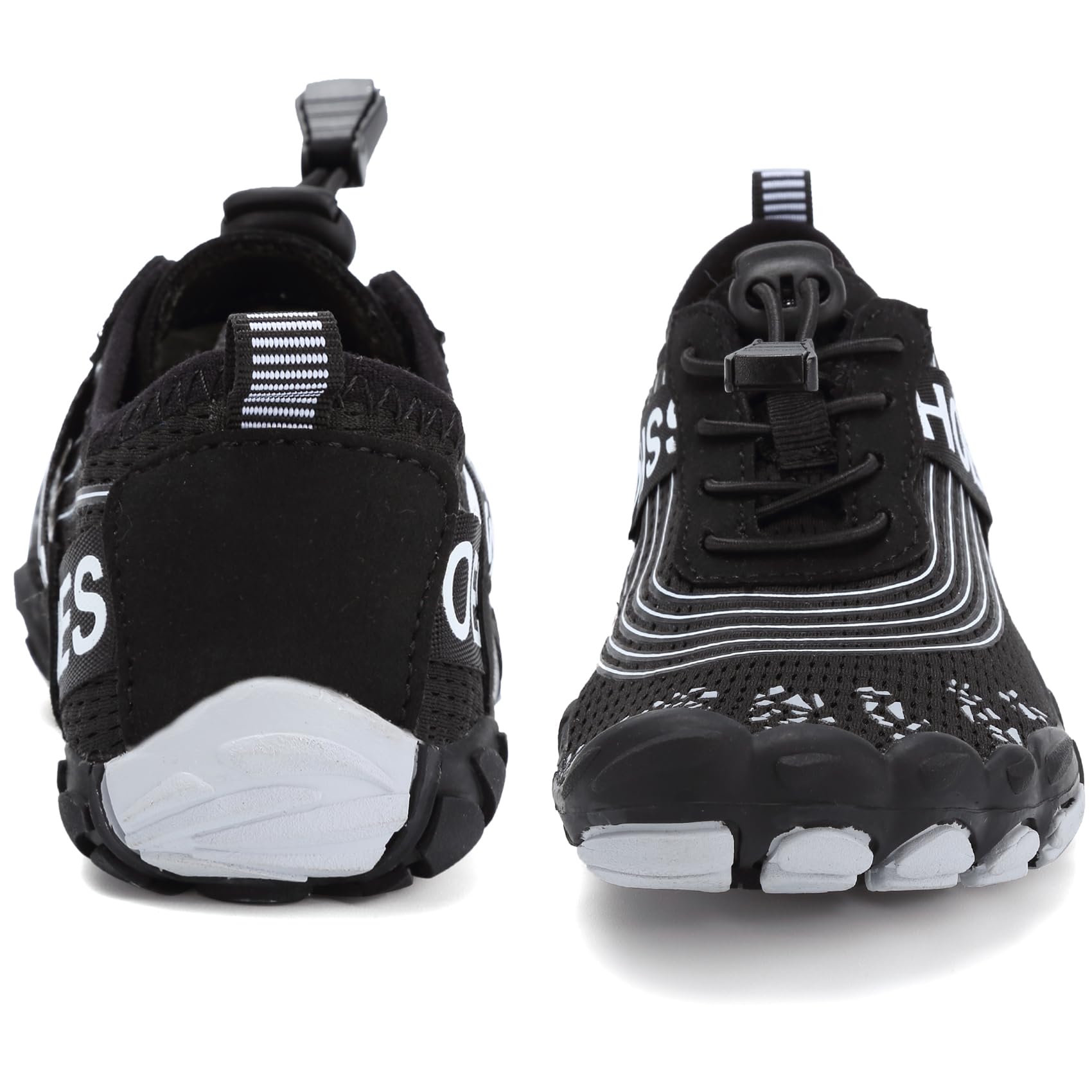 DimaiGlobal Calzado Descalzos Niñas Niños Zapatillas de Trail Running Barefoot Secado Rápido Zapatos de Agua Transpirable Antideslizante para Playa 29EU Negro