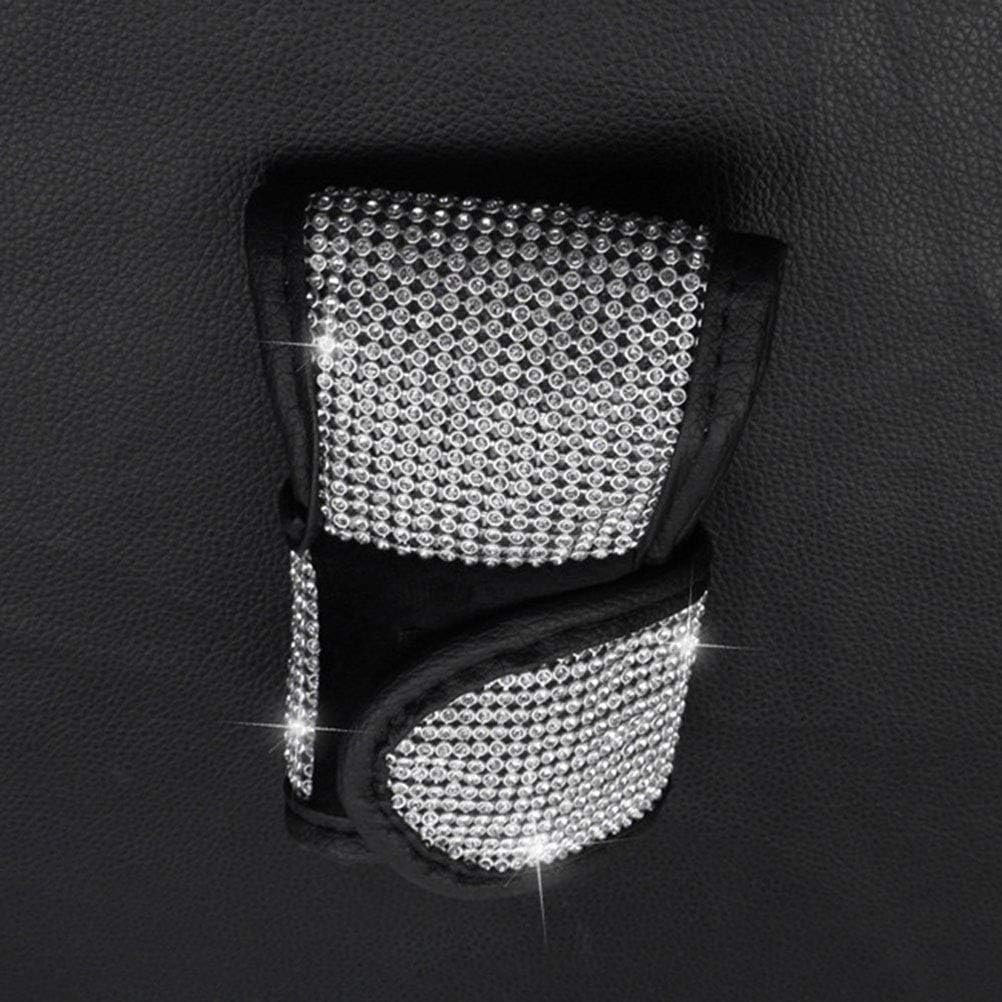 Bling Crystal Diamond Gear Shift Knob Cover Pad Car Decor Accessory Fit Most Manual Automatic Vehicles 5 6 Speed