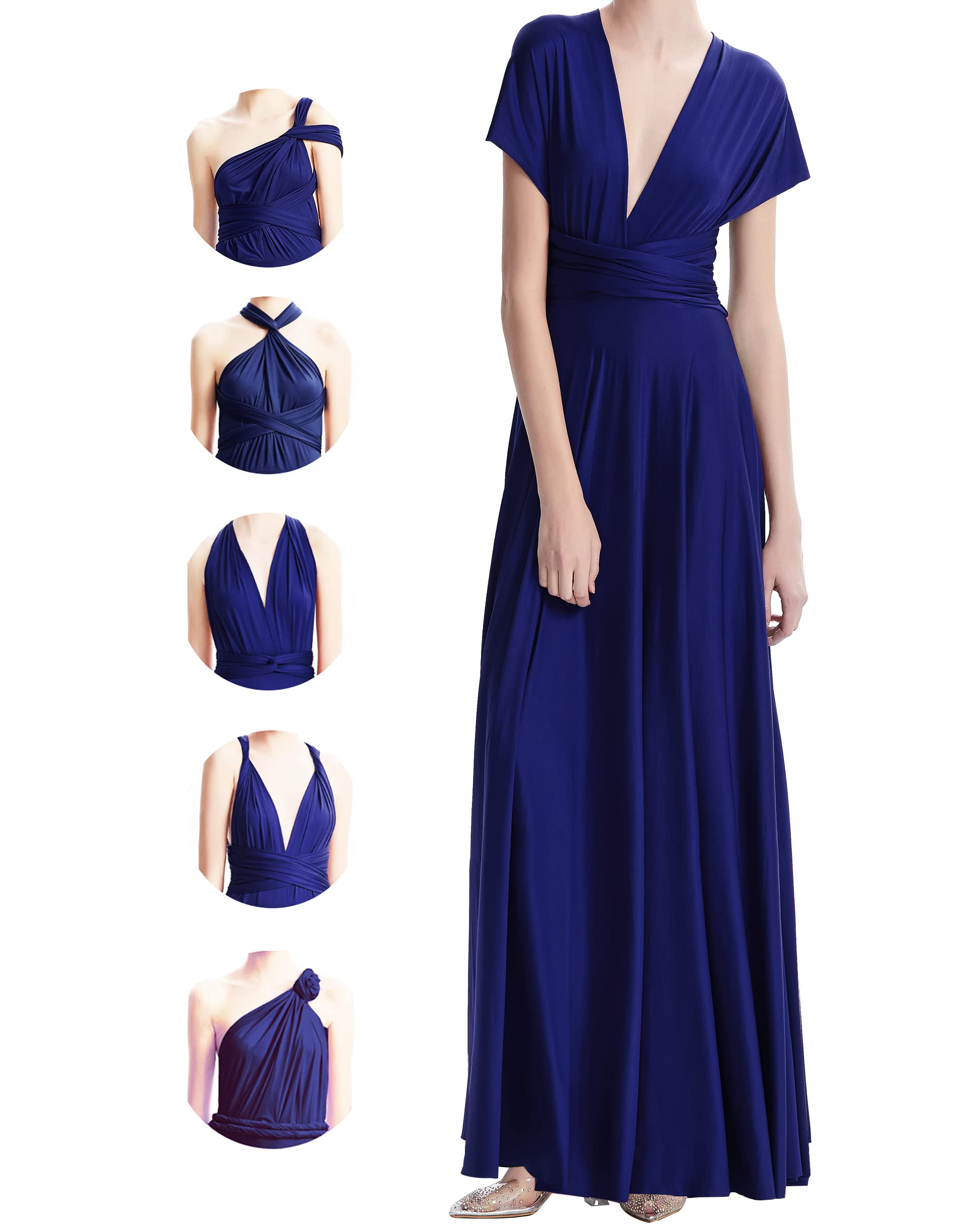 Next PETITE FIT MULTIWAY BRIDESMAID WEDDING MAXI - Jerseyjurk - olive green/ groen