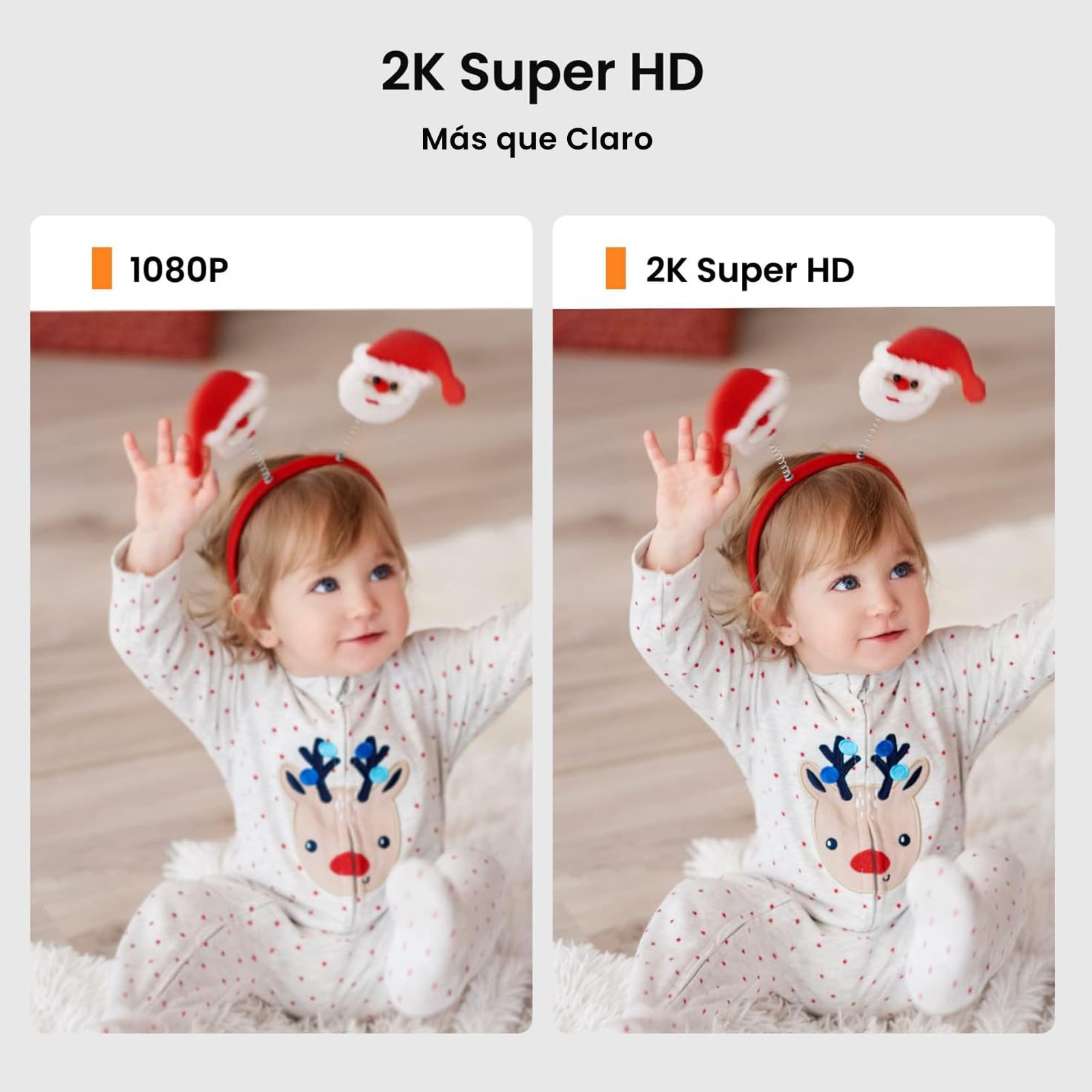 Tenda Überwachungskamera Innen 2K, Bewegungsmelder und Individuelle Alarm, Hundekamera,Haustierkamera,Babyphone Kamera mit 2-Wege-Audio,12m Nachtsicht, LAN&WLAN Kamera, CP6 (Packung mit 2)