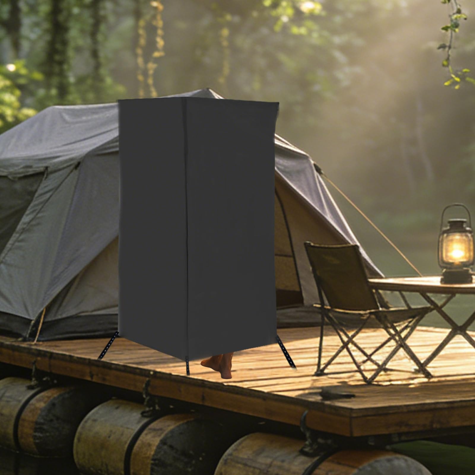 Tienda De Cambio Portátil Refugio De Privacidad Lateral para Autocaravana | Habitación De Cambio Impermeable Con Privacidad Para Viajes Al Aire Libre Baño Tráiler Pontón Playa Ase