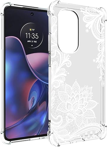 Miniatura 3 de Funda para Moto Edge 2022/Moto Edge 2022 5G UW XT2205-1 para niñas y mujeres, funda protectora delgada de TPU suave y flexible transparente para