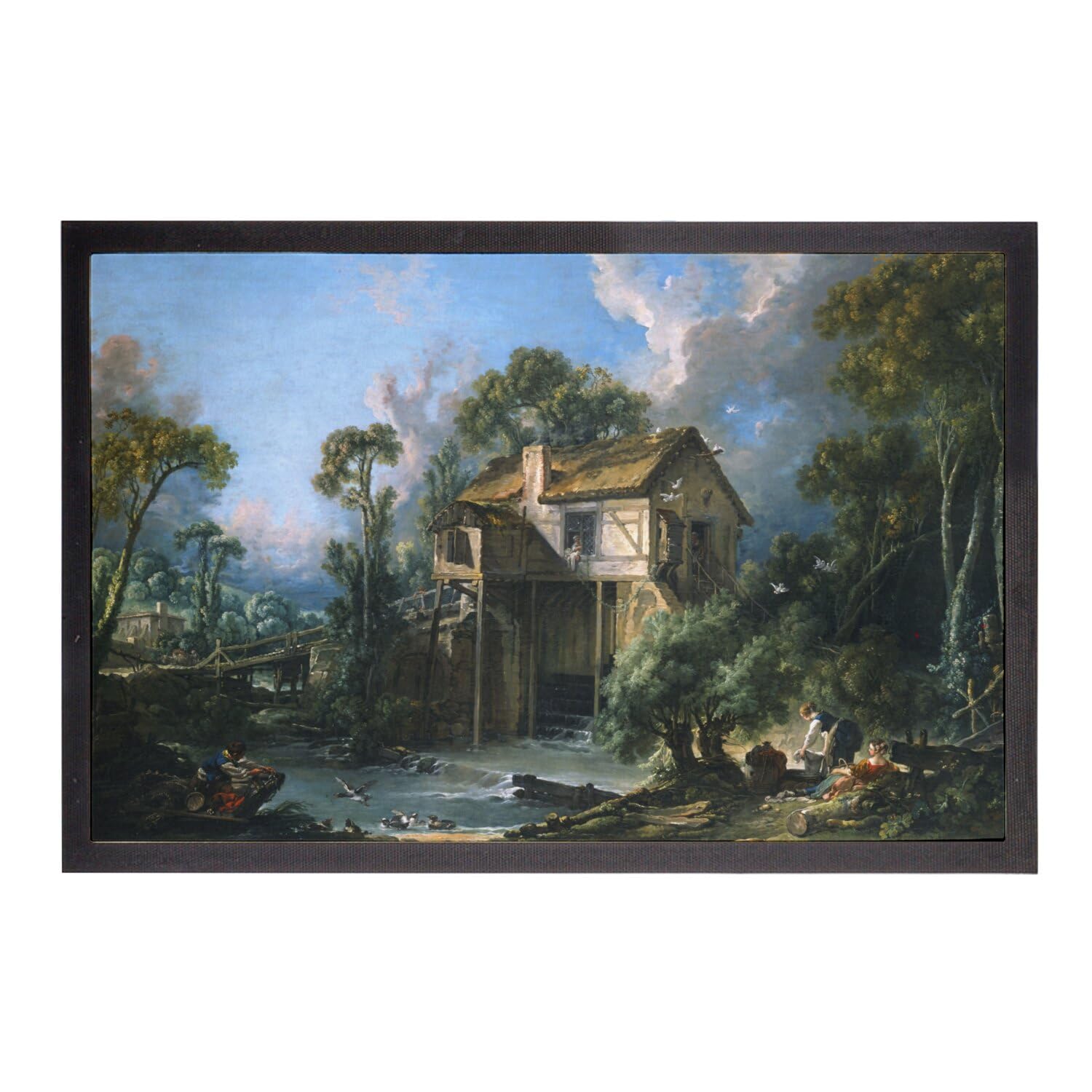 Paillasson François Boucher Le Pigeonnier, l'élégance classique au sol