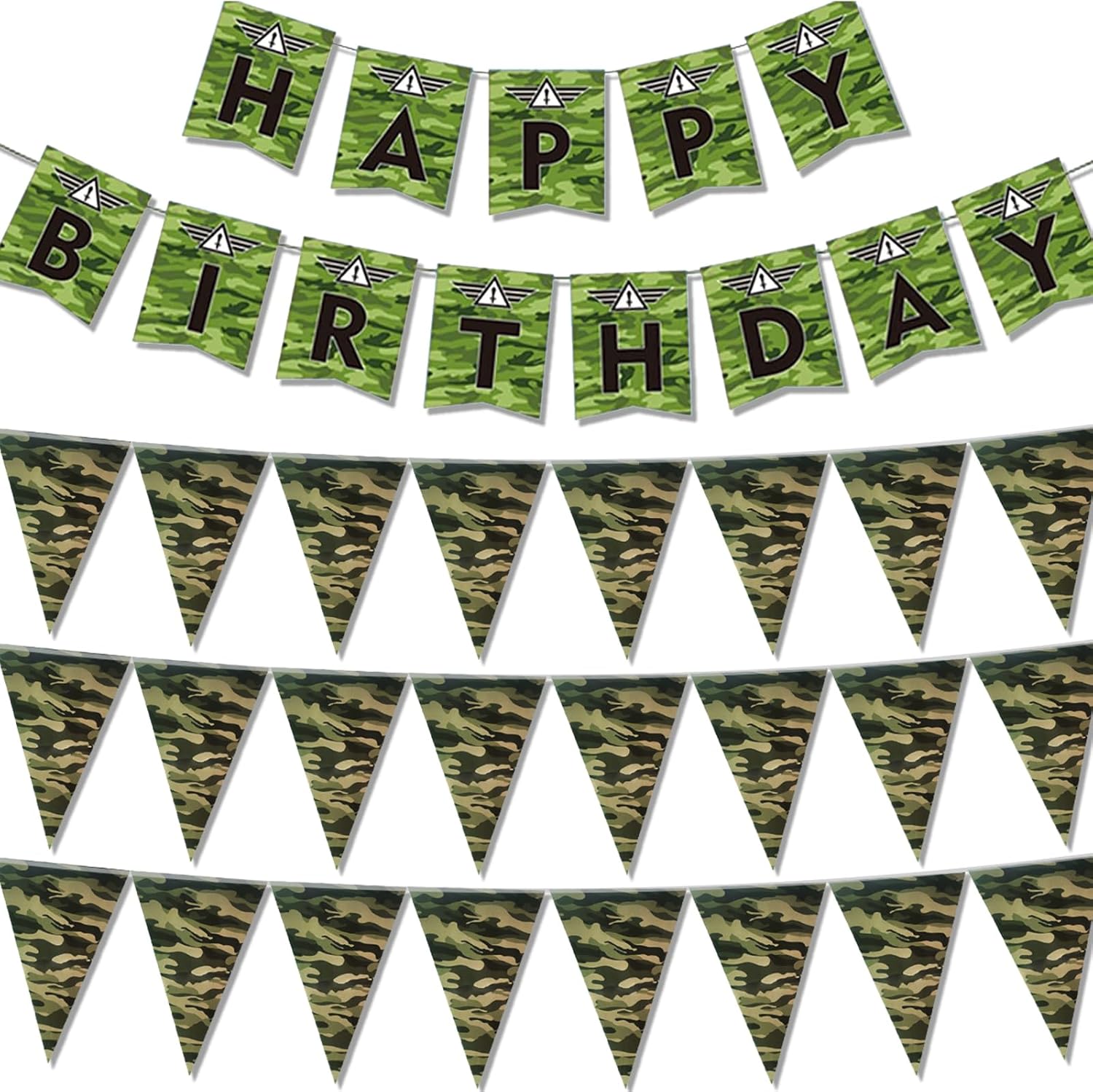 49ft Army Camo Birthday Decorations, Army Camo Birthday