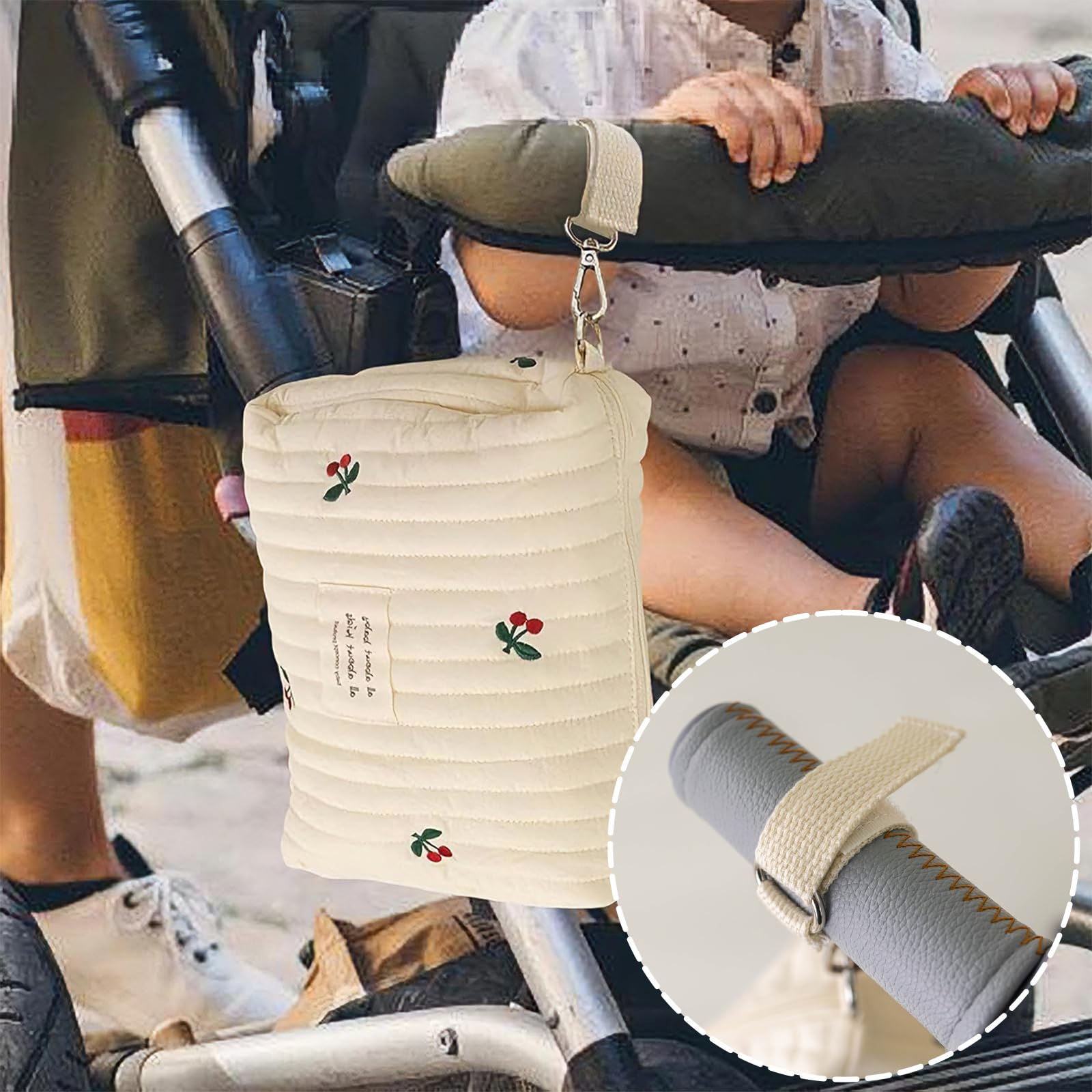 Borsa per Passeggino Portatile e Leggera, Borse Organizer, Borsa Passeggino Viaggio Maternità Universale, Zaino Mamma da Trasportare, Zaino Fasciatoio per Viaggiare Mamma