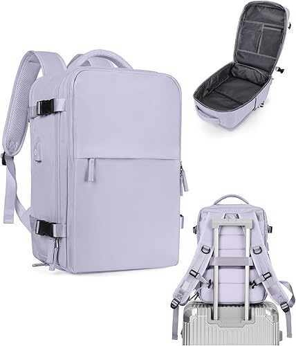 Mochila para mujeres y hombres, bolsa de viaje, resistente al agua, mochila para senderismo, mochila para computadora portátil universitaria,