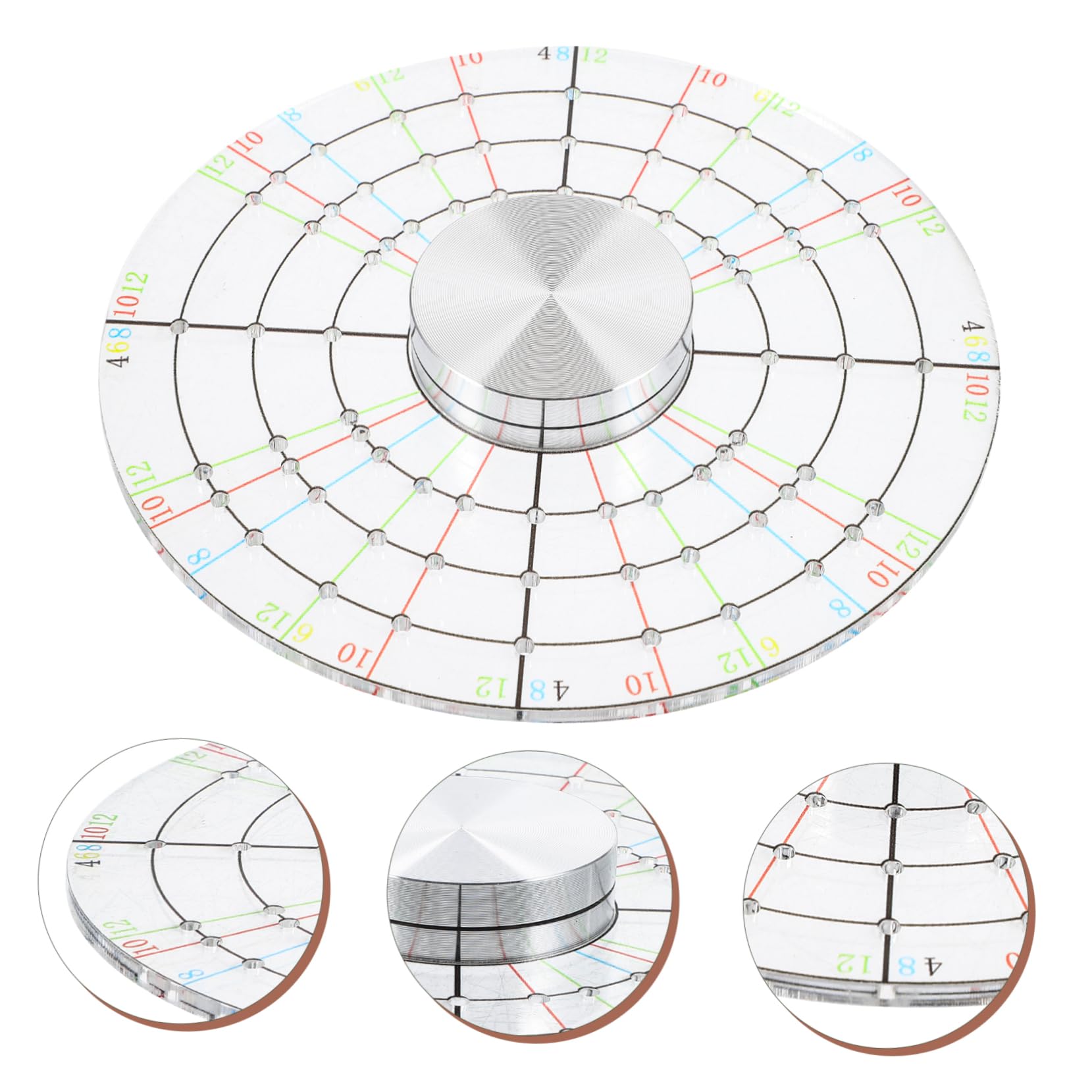 Artibetter 4 Pezzi Strumento Divisione per Argilla Template per Decorazione Argilla per Ceramisti Design Compatto e Portatile Materiali Resistenti per Utilizzo Duraturo