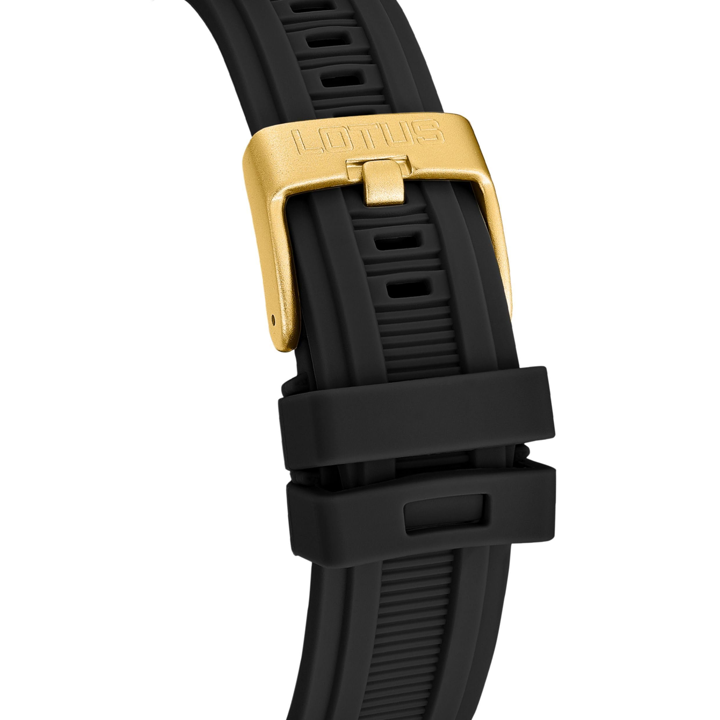LOTUS Smartwatch Hombre Híbrido Connected Full D - Negro y Dorado