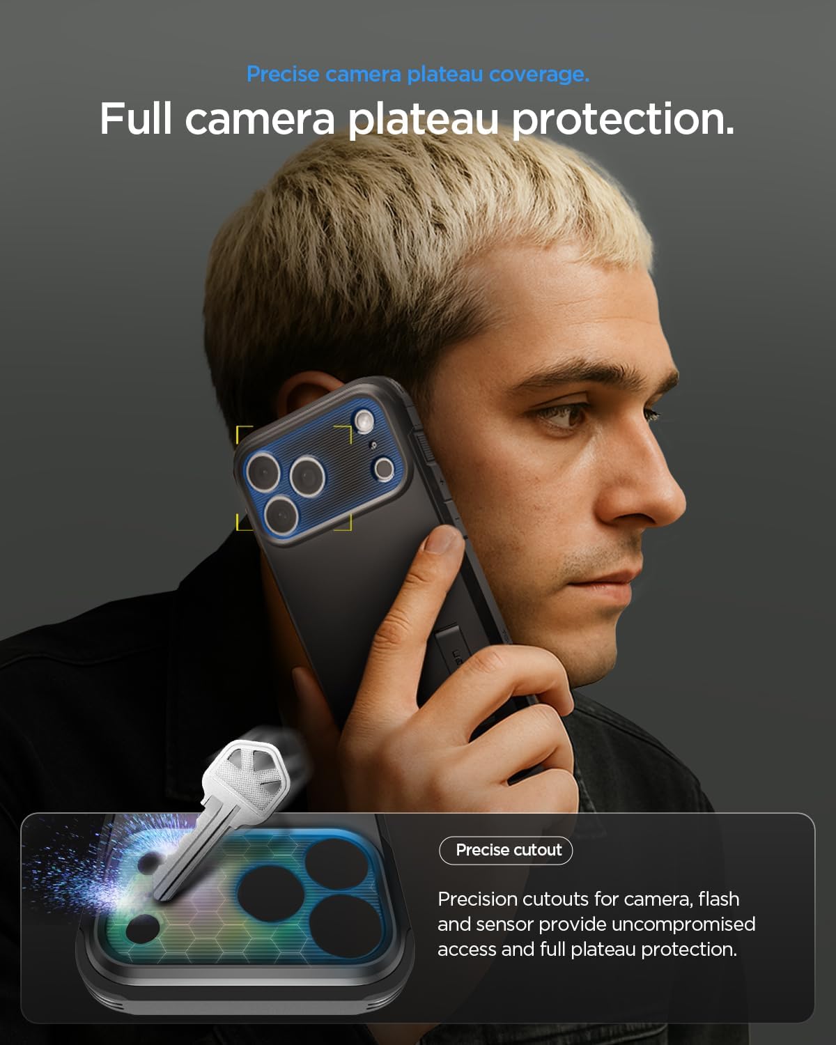 Spigen for iPhone 17 Pro Case, Tough Armor T MagFit [Camera Control Button] [Compatible with Magsafe] - Black - Image 5