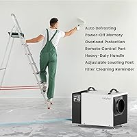 Vista 8 de Waykar 125 Pint Crawl Space Dehumidifier with Pump and Drain Hose for commercial, Basements, and Water Damage Unit for Spaces up to 6500 Square