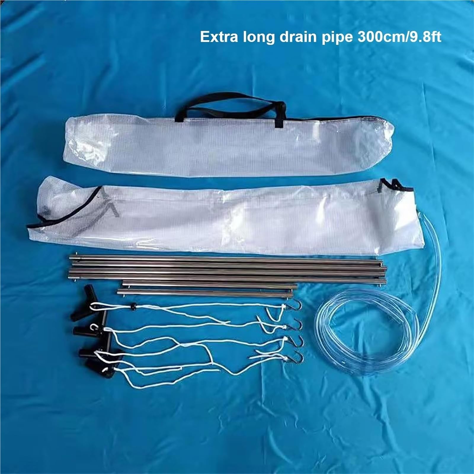 Limpiador de aire acondicionado de pared, cubierta de limpieza, impermeable, kit de bolsa de limpieza for minisplit, conducto(Clear,160cm x 45cm/63" x 18")