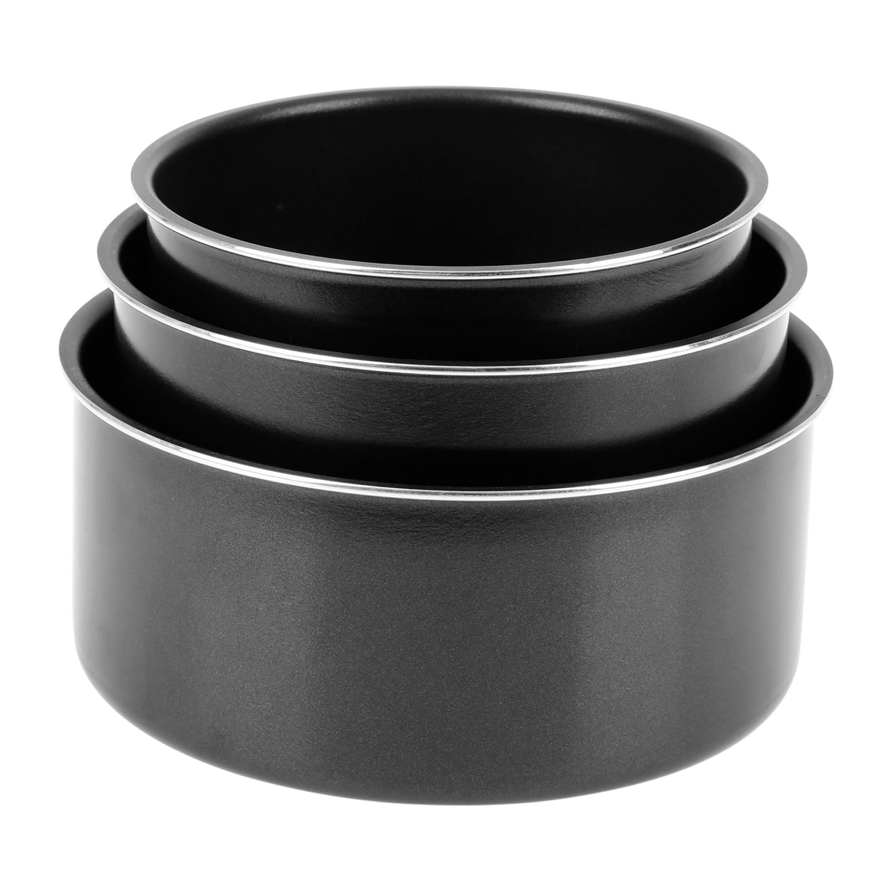 Sitram, Batterie De Cuisine Alu Pressé, 10 Pièces, 3 Poêles, 3 Casseroles, 1 Cuillère Spaghetti