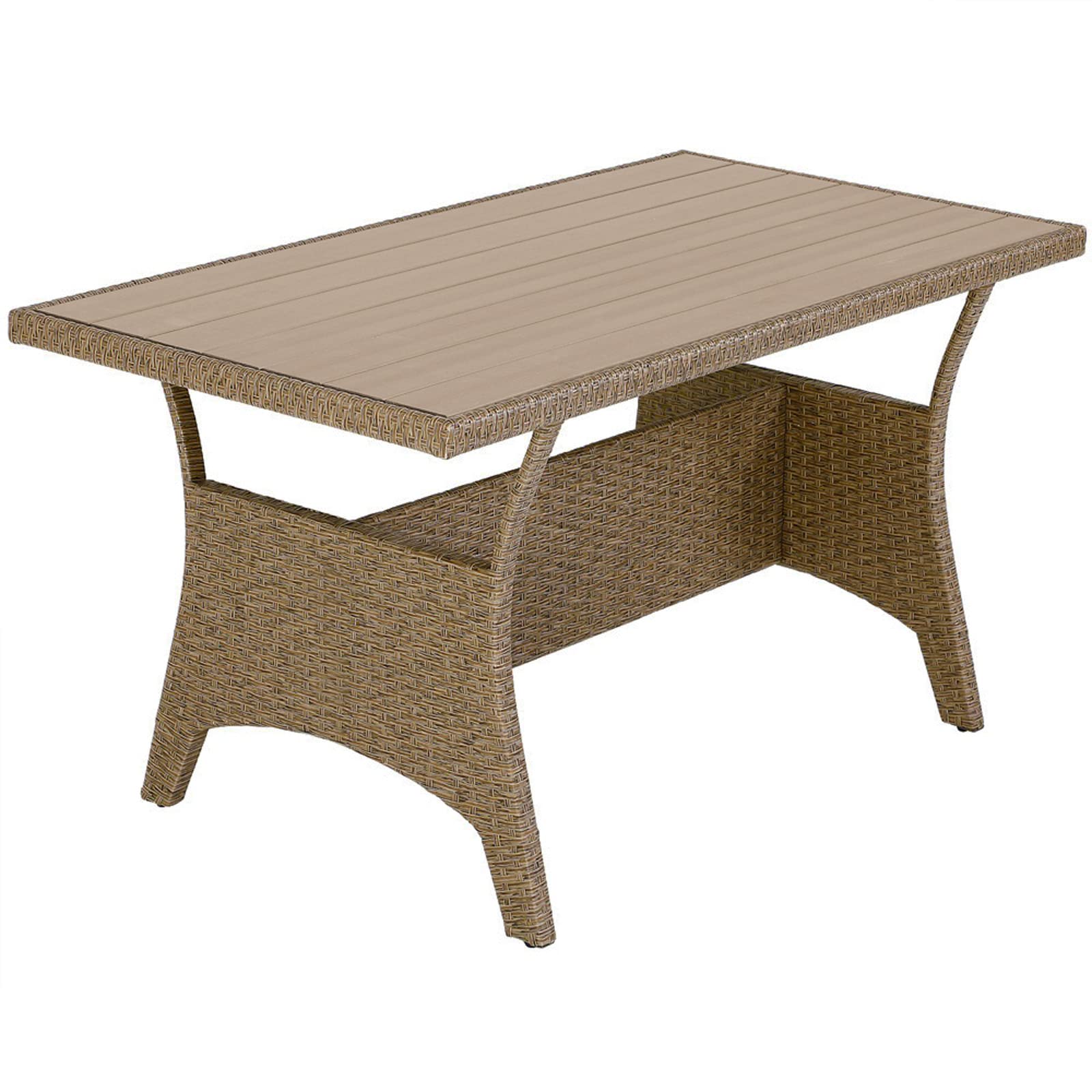 Casaria Salon de Jardin en polyrotin Gris 6 Personnes Mobilier de Jardin avec Coussins Meuble Extérieur Mobilier de Terrasse Patio