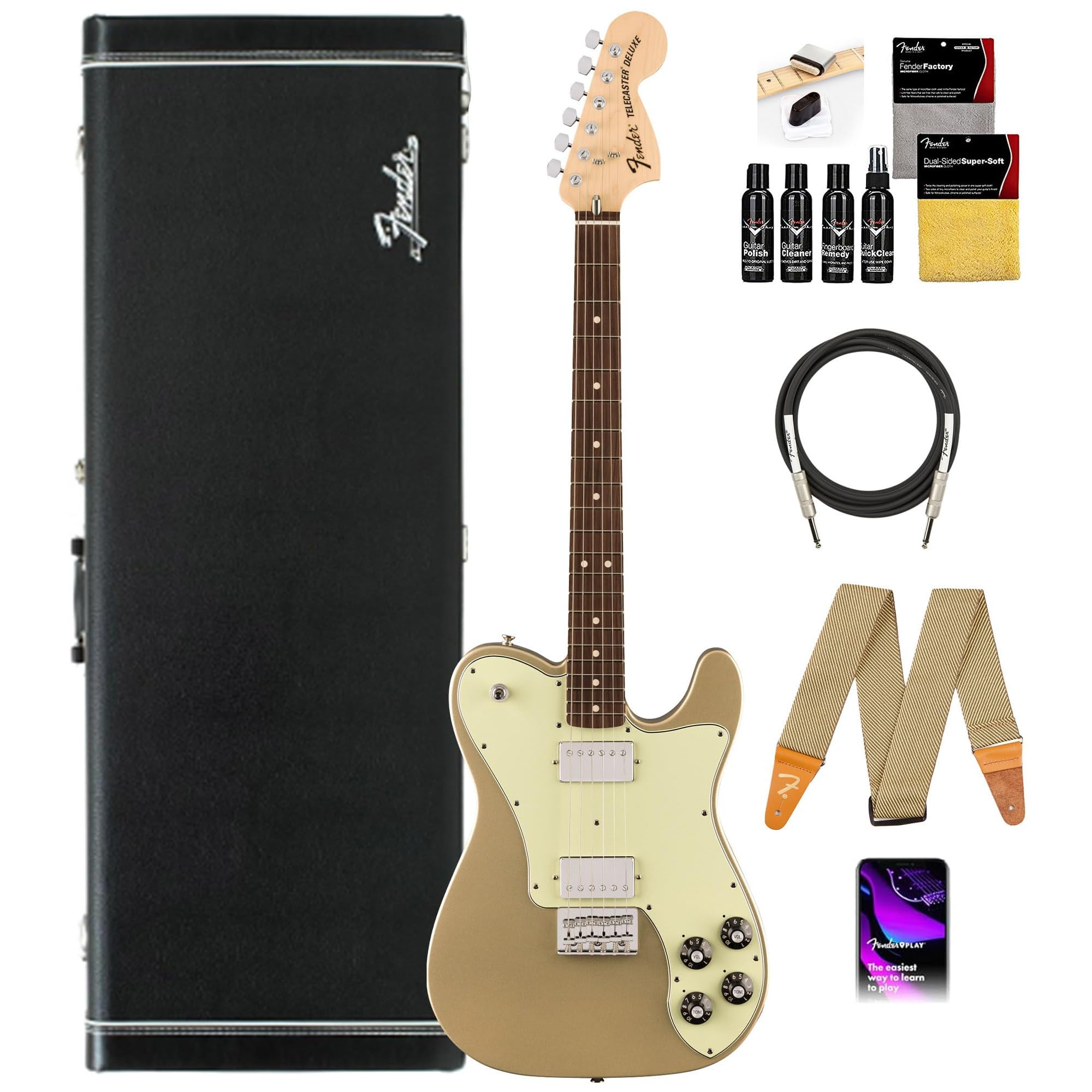 Amazon.com: Fender Chris Shiflett Telecaster Deluxe - Shoreline