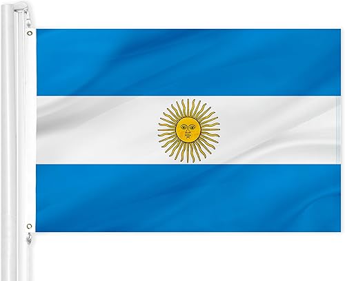 Vista 15 de G128 Bandera venezolana de Venezuela 3 x 5 pies Serie ToughWeave doble cara bordado de poliéster 210D Bandera de país, diseño bordado