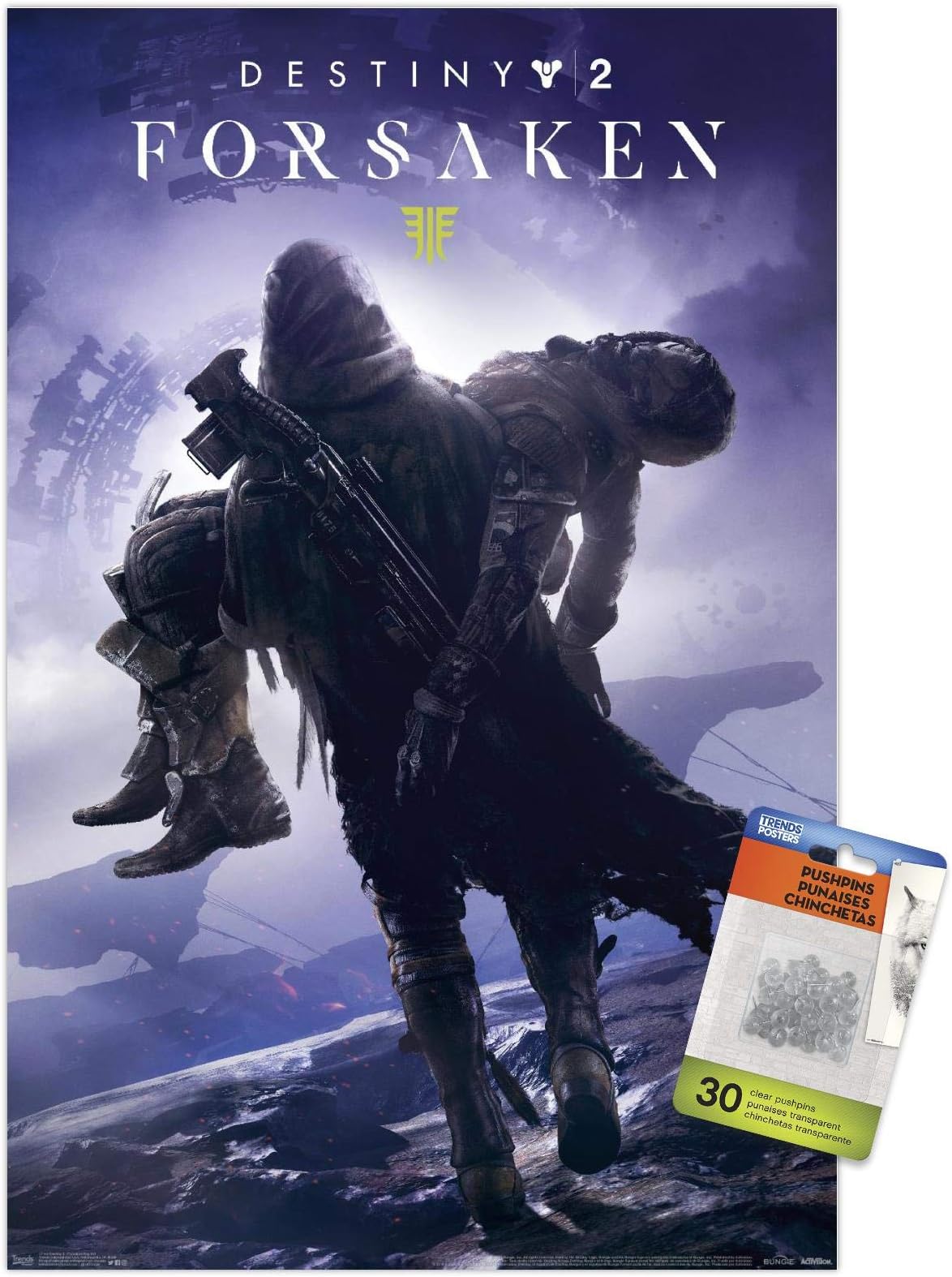 Destiny 2: Forsaken - Key Art Wall Poster with Push Pins