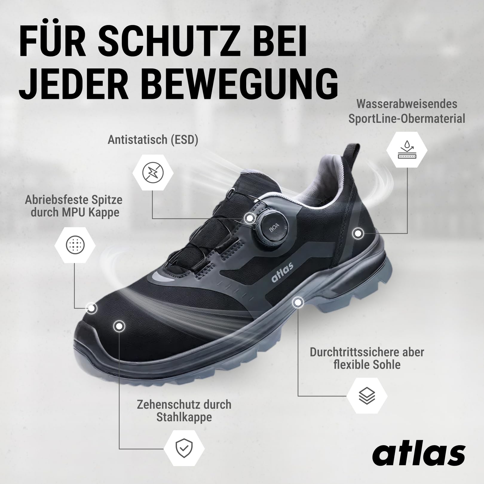 Atlas Scarpa flash 6405 BOA XP S3