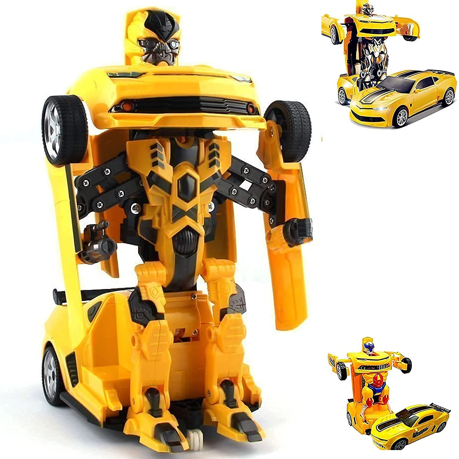 KRIMION® Toy Robots Battery Operated Converting Toy Car to Robot, Robot to Car Automatically with Light and Sound for Kids Indoor and OutdoorStyle 1… (B099QRRDDT) Amazon Price History, Amazon Price Tracker