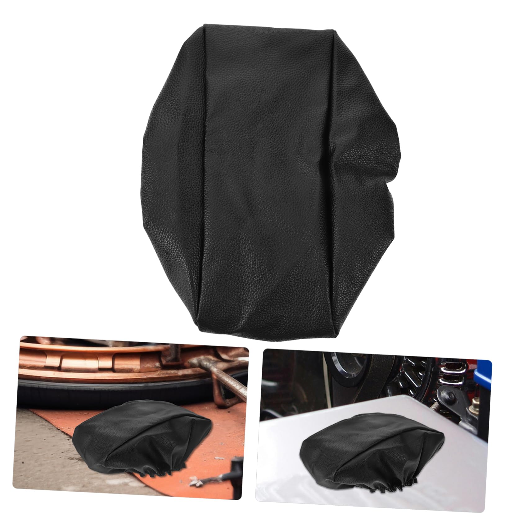 BELLIFFY 2pcs Winch Protector Cover Dust Protection Cover Heavy Duty Tarpaulin for Winch