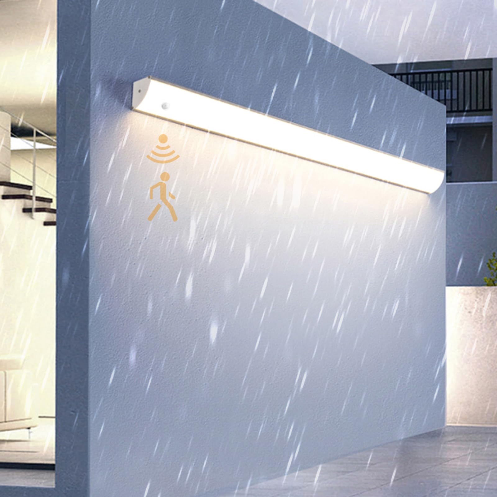 Applique murale extérieur LED détecteur pour sécuriser une entrée