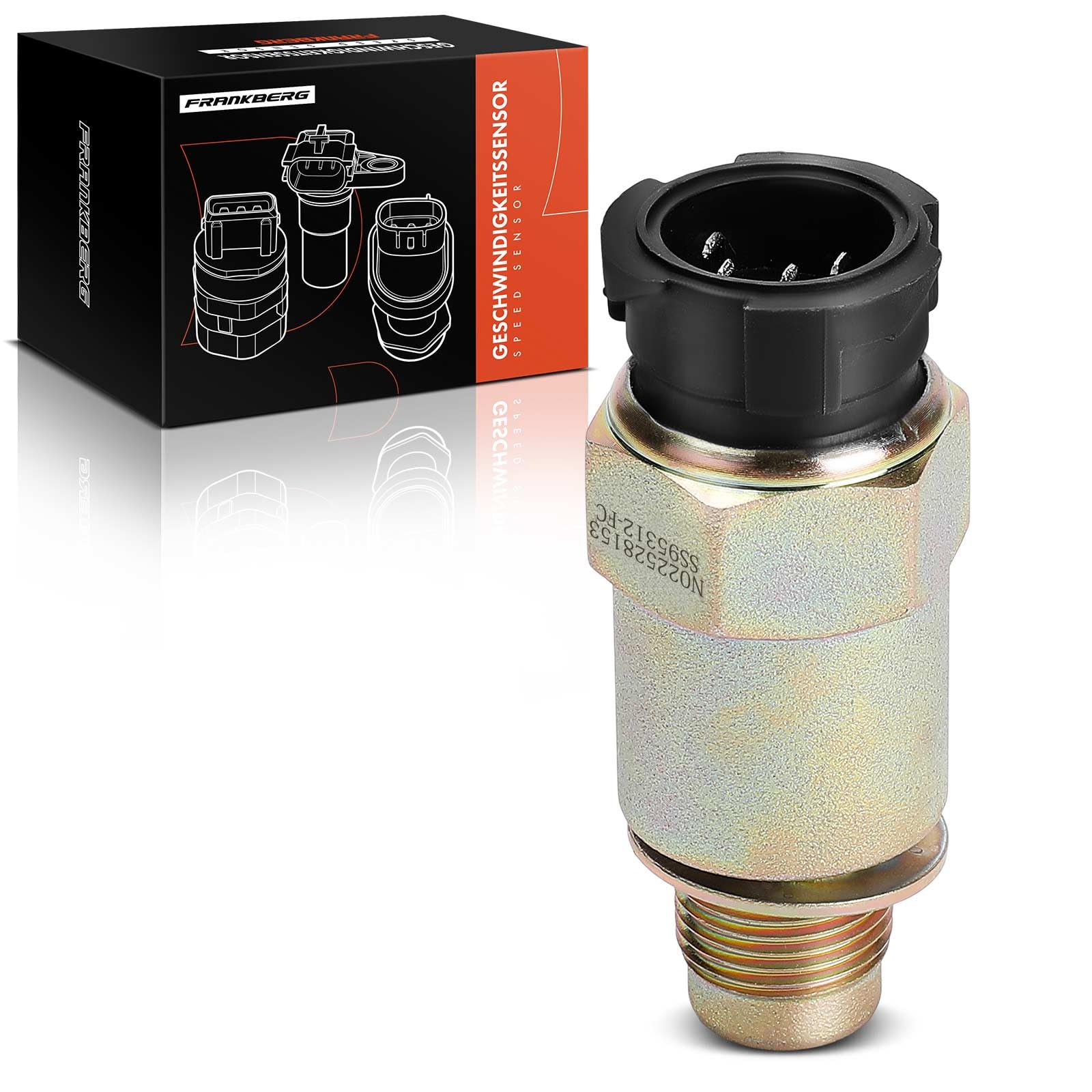Frankberg Capteur de distance, capteur de câble de compteur de vitesse, 4 | Compatible avec: Boîte quotidienne II, Bus Daily II, Daily II pourboire