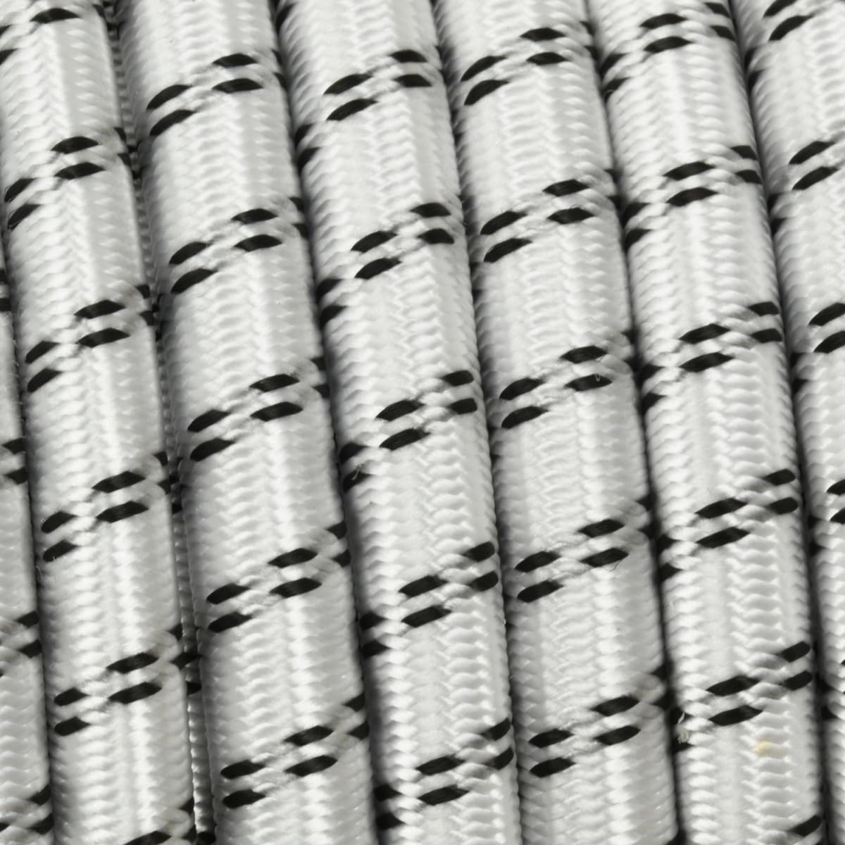 Corderie Italiane 006005087 Treccia elastica bianca 8 mm - 50 mt