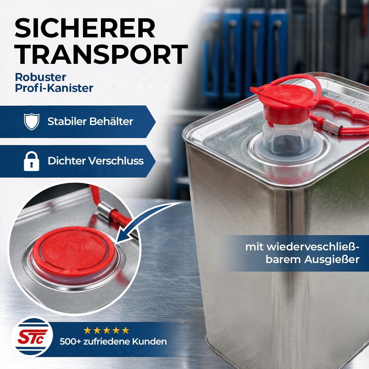 STC Silikonentferner 5L – antistatischer Silikonreiniger & Entfetter – professioneller Oberflächenreiniger für Autolack, Metall und Kunststoff – schnelltrocknend & rückstandsfrei – Made in Germany