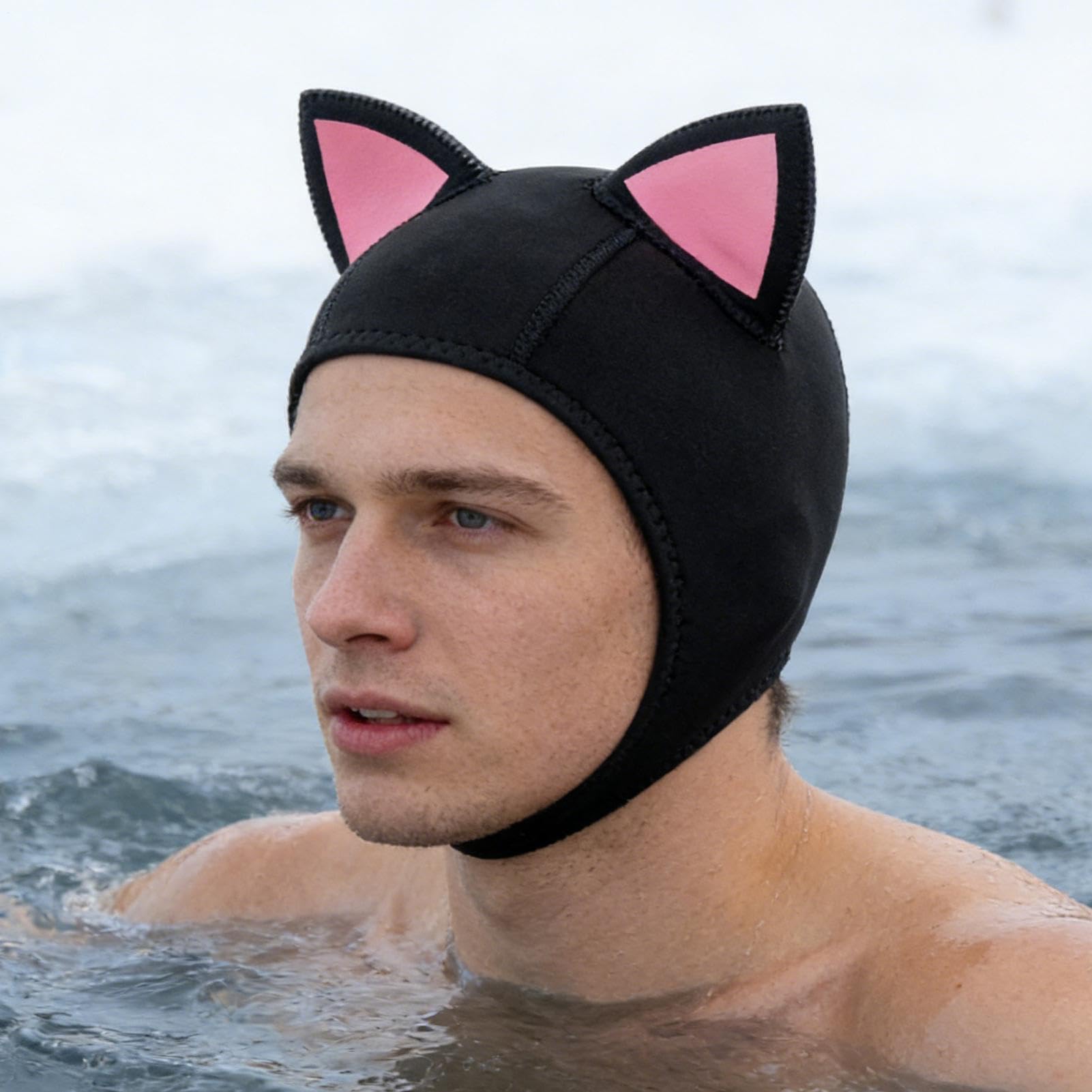 Genérico Capucha de Neopreno para Aguas Frías Gorro Protector para Agua | Capucha para Deportes Acuáticos para Snorkel, Natación, Surf, Piragüismo, Kayak, Mujeres Adolescentes