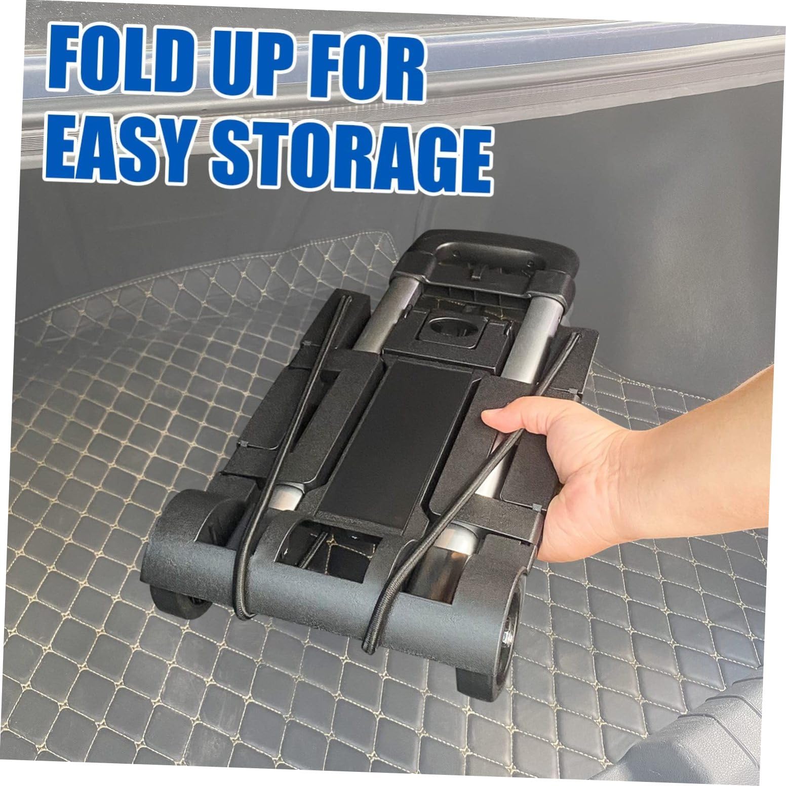 Hemobllo Carrito Plegable De Equipaje Ruedas para Camping y Viajes Ligero y Portátil para Uso Interior y Exterior