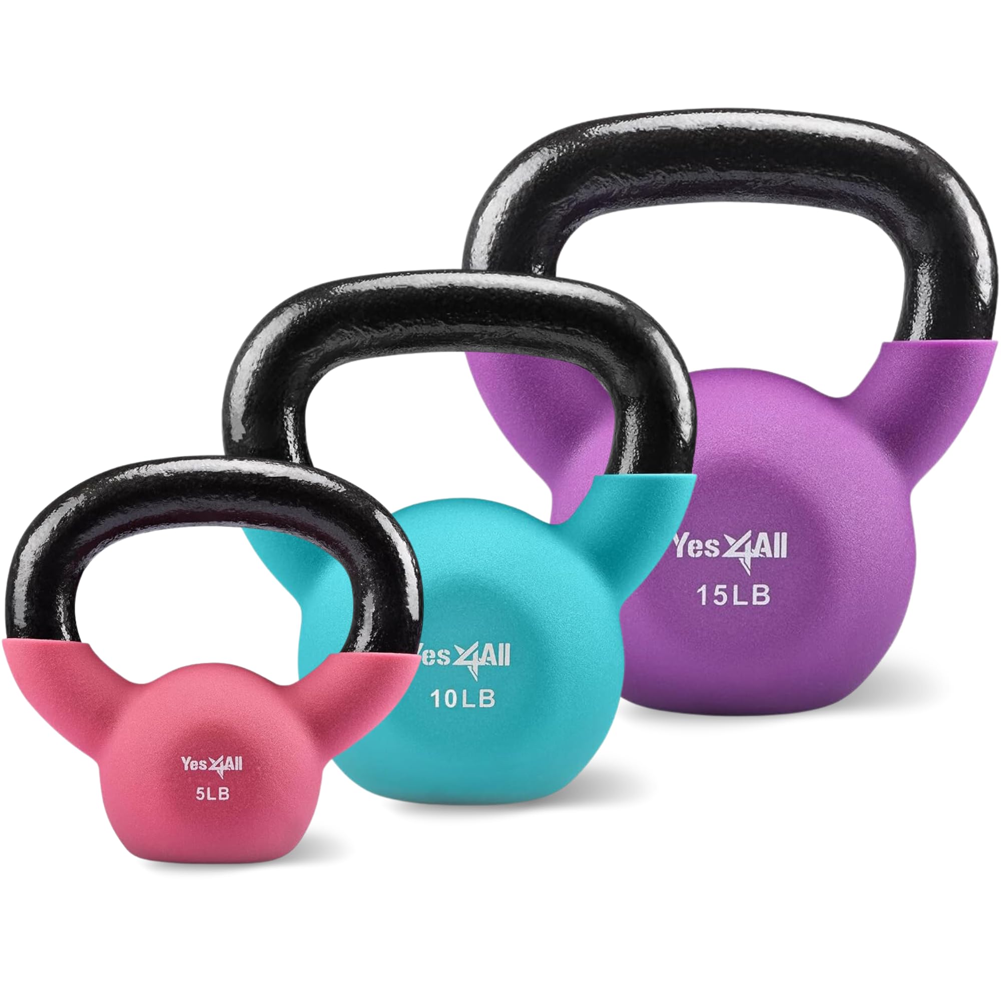 Yes4All Regulowany zestaw hantli z płytkami/łącznikiem - sprzęt do ćwiczeń i ćwiczeń - opcje rozmiaru od 18 kg do 90 kg